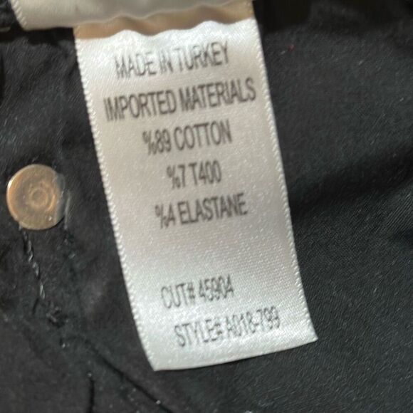 Agolde Black Cotton Blend Roxanne Super High Rise Skinny Leg Jeans Size 28 - Picture 10 of 11